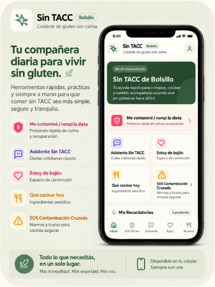 Portada de Sin TACC de bolsillo
