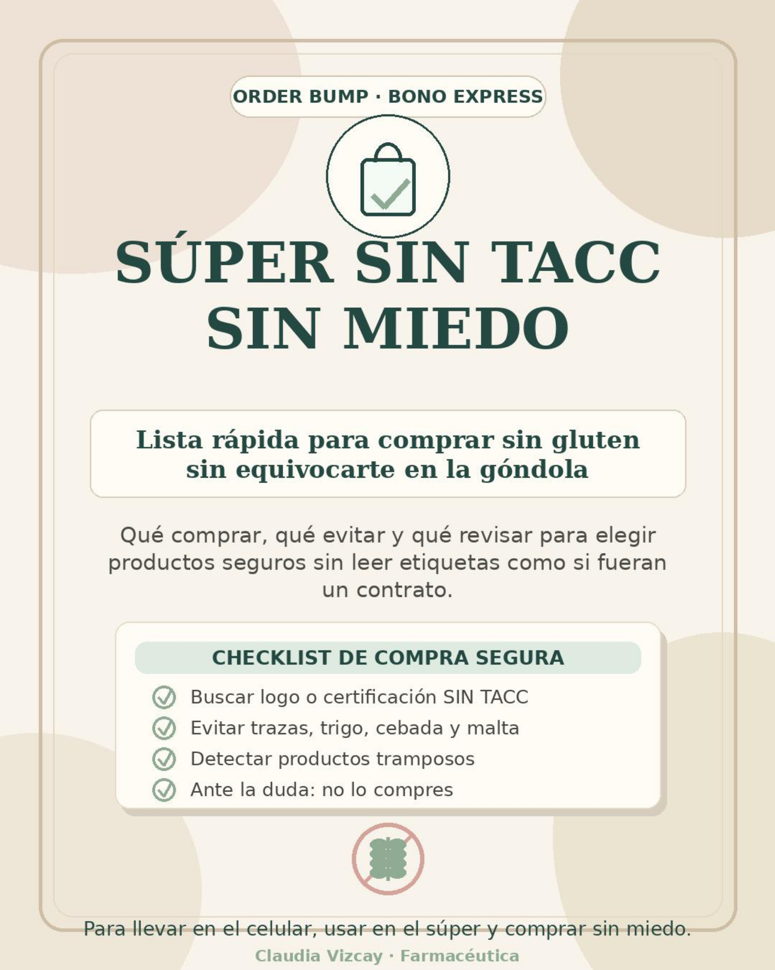 Portada de Súper Sin TACC, sin miedo